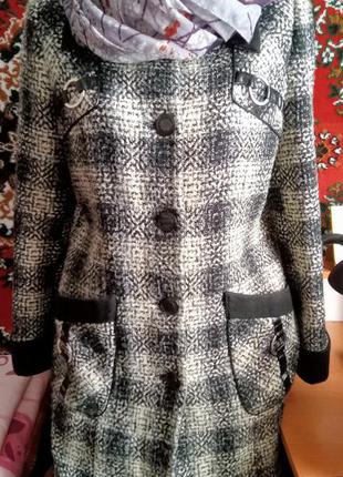 Пальто+снуд в подарок