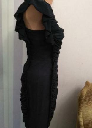 Нарядное платье гранж  футляр с фатином на хс с2 фото