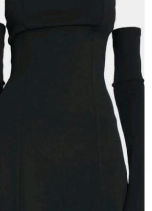 Платье черное футляр1 фото