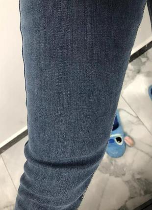 Женские джинсы скинни на утеплении термоподкладке6 фото