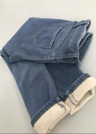 Женские джинсы скинни на утеплении термоподкладке4 фото