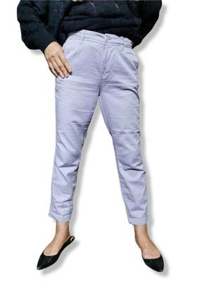 Лавандовые чиносы джинсовые джинсы j crew chino брюки штаны высокая посадка прямые2 фото