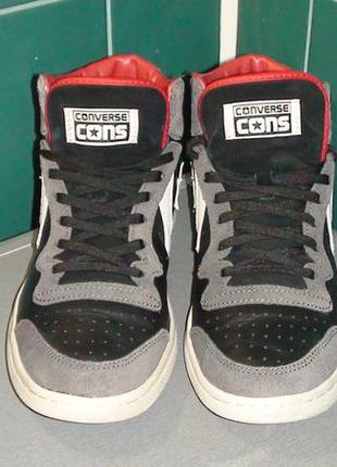 Converse cons- шкіряні кросівки.2 фото