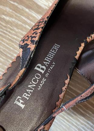 Шикарные кожаные туфли без задника, италия5 фото
