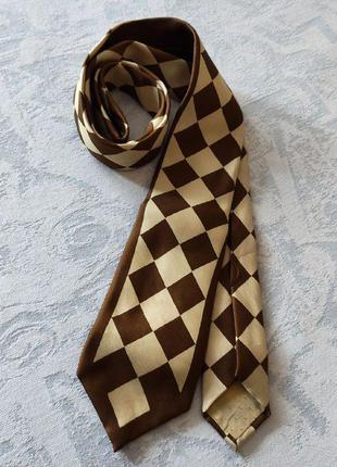 Стильный галстук в ромбы pierre cardin