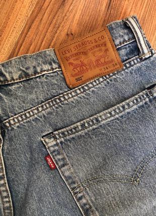 Штани джинси levi's левіс 502 w34 l342 фото