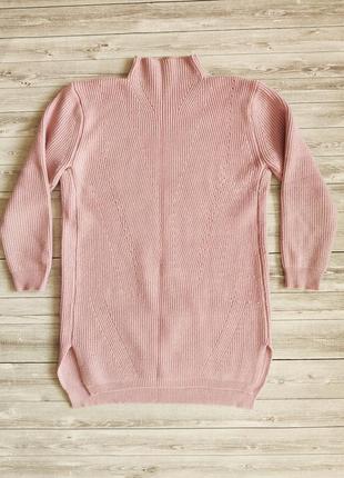 Теплый свитер пудрового цвета, размер s/m1 фото