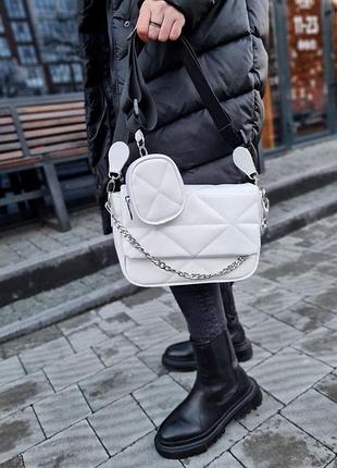 Женские сумки,жіночі сумки,жіночі сумочки,білі сумки,сумки з еко-кожи