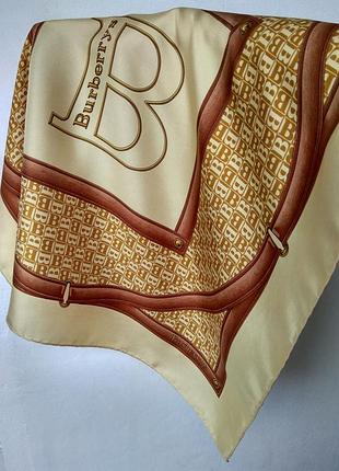 Шелковый  коллекционый платок burberrys burberry,  оригинал