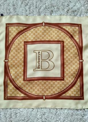Шелковый  коллекционый платок burberrys burberry,  оригинал6 фото
