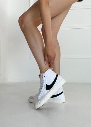 Кроссовки женские nike blazer белые / кросівки жіночі найк блейзер