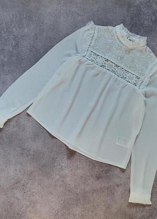 Новая блуза mango h&m с вышивкой