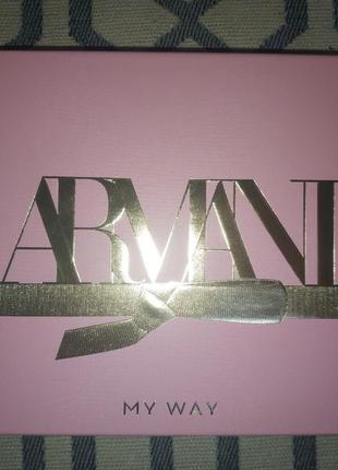 Giorgio armani my way святкова коробка1 фото