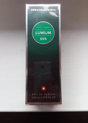 Парфумована вода чоловіча armand lumiere lumium pour homme 555