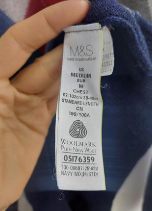 Шерстяной свитер m&s, р.m5 фото