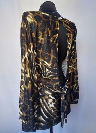 Суперціна. стильна кофточка блуза, леопард. туреччина. нова, р. 42-444 фото
