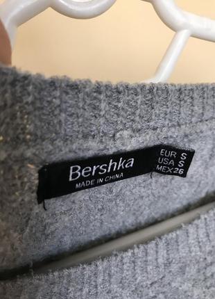 Светр сірого кольору bershka3 фото