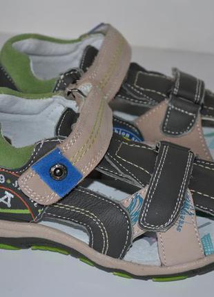 Шкіряні босоніжки для хлопчиків gfb р. 27