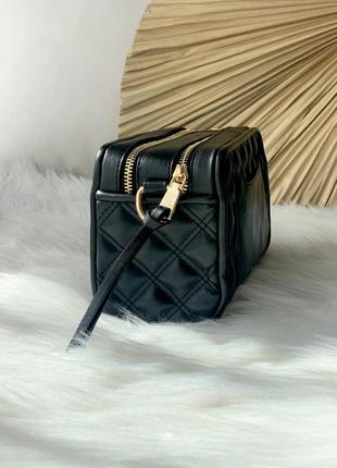 Красивая женская кожаная сумочка в стиле marc jacobs black клатч чёрная с зоотом5 фото