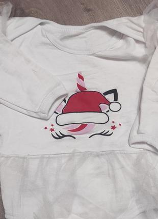 Боди платье на новый год