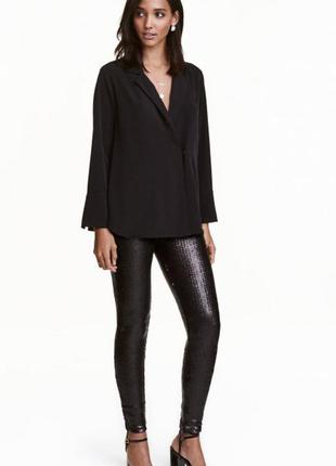 Лосины h&m с пайетками