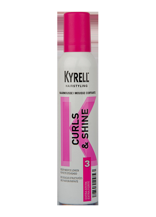 Kyrell curls & shine мус для укладки волосся 250 мл
