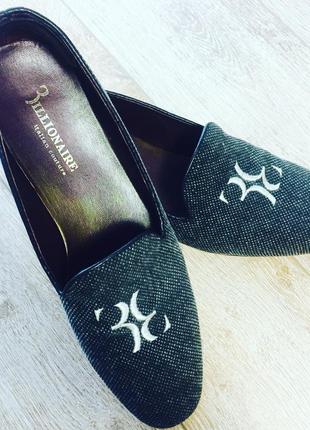 Фирменные мужские туфли billionaire