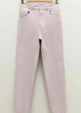 Джинсы mom-fit, slim mom