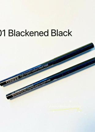 Водостойкий карандаш  clinique high impact custom black kajal - скидка!