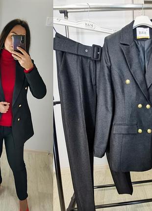 Діловий костюм чорний 🖤