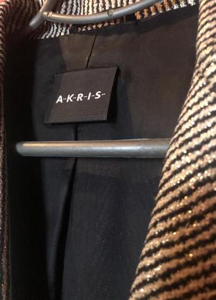 Люксовый брендовый пиджак от akris ( шерсть )2 фото