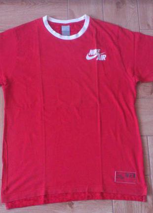 Футболка вінтажна чоловіча червона найк t-shirt чоловіча червона nike air 1972 vintage р. l🇺🇸🇵🇰