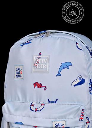 Оригінальний рюкзак дельфін / голубий9 фото