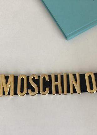 Кожаный ремень moschino2 фото