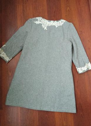 42р. шерстяное платье на пуговицах, с подкладом darling4 фото