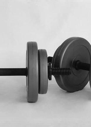 Гантелі 2х8 кг grey