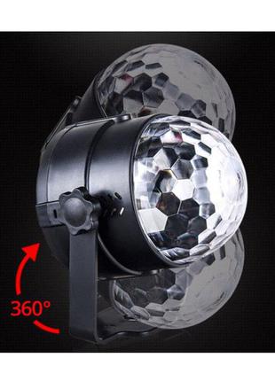 Светодиодный проектор диско-шар для вечеринки дома с пультом stl-292 фото