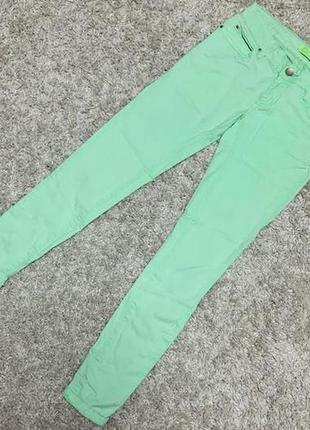 Новые,стильные,мятные,легкие,коттоновые брюки-джинсы vs.miss1 фото