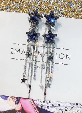 Серьги в стиле swarovski