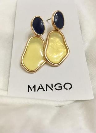 Серьги mango