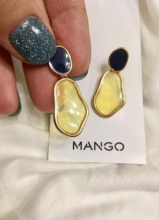 Серьги mango 2