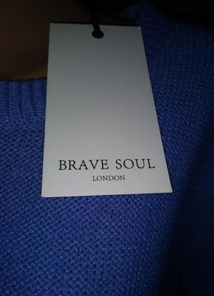 Свитер кофта тепла оверсай  brave soul london4 фото