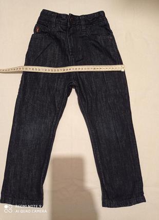 К. джинсы хлопковые loose штаны темно-синие хлопок 100