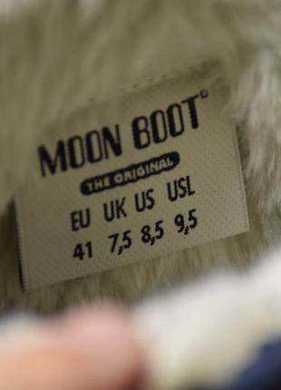 Moon boot sale термоботинки ботинки сапоги мунбуты женские зимние. румыния. оригинал. 41 р./26.5 см.8 фото