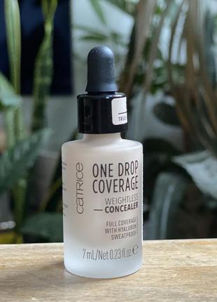 Catrice one drop coverage консилер, 7мл.