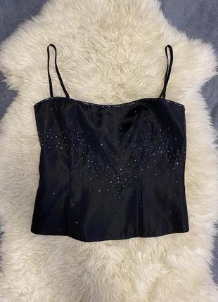 Чорний корсет блуза 🖤🥰5437