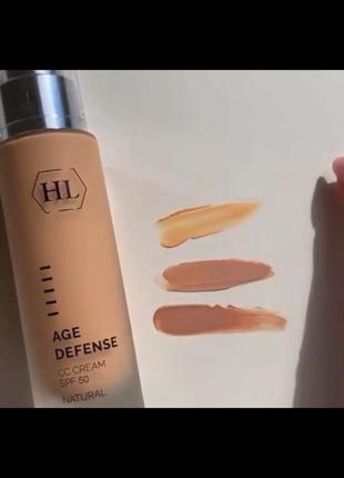 Тонуючий сс крем age defence spf 50 holy land