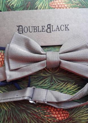 Краватка метелик double black