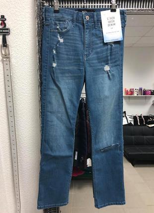 Укорочені джинси з високою талією hollister5 фото