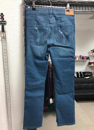 Укорочені джинси з високою талією hollister3 фото